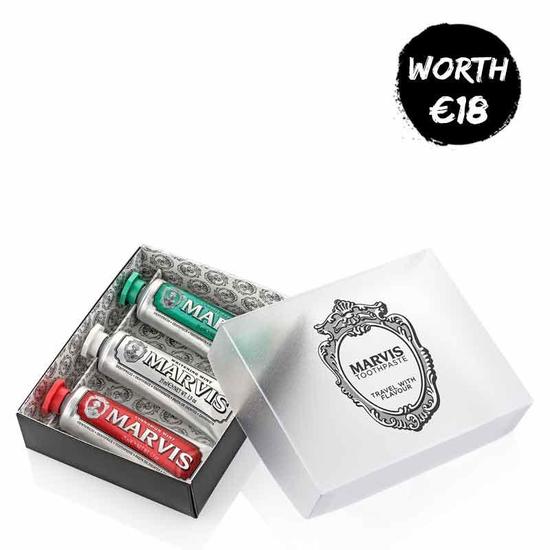 Marvis Toothpaste Travel Trio Gift Set