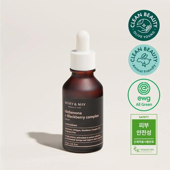 Mary & May Idebenone + Blackberry Complex Serum 30ml