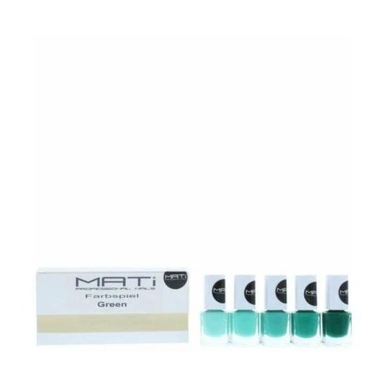 MATi Professional Nails Green Nail Polish Gift Set