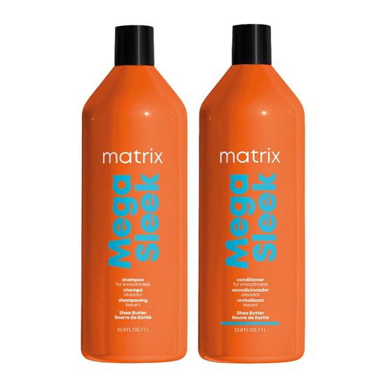 Matrix Mega Sleek Shampoo & Conditioner Litre Duo