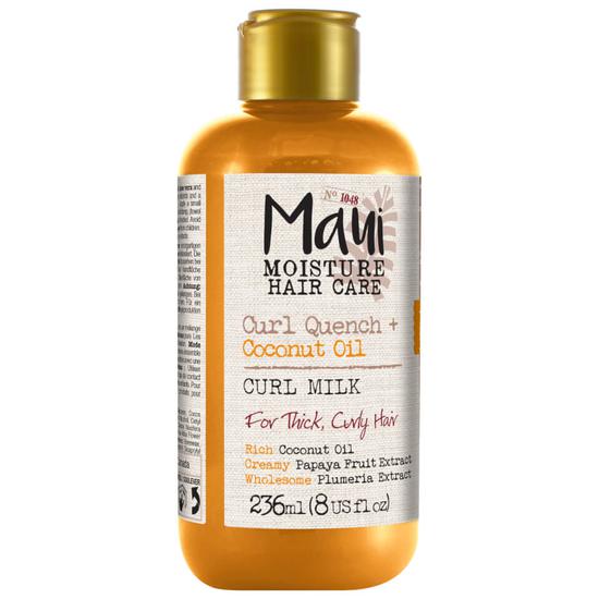 Maui Moisture Vegan Coconut Oil Aloe Vera Curl Milk For Curly Frizzy Hair 236ml