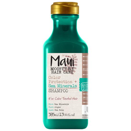 Maui Moisture Vegan Sea Minerals Colour Aloe Vera Shampoo For Coloured Hair & For Blonde Hair 385ml