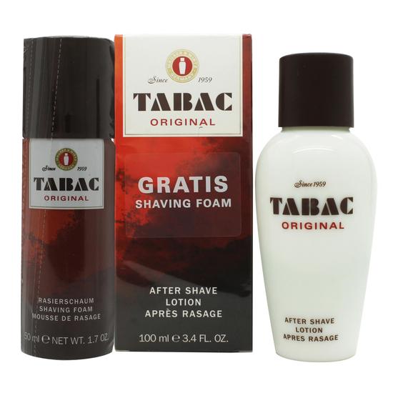Maurer and Wirtz Tabac Original Gift Set 100ml Aftershave Lotion + 50ml Shaving Foam