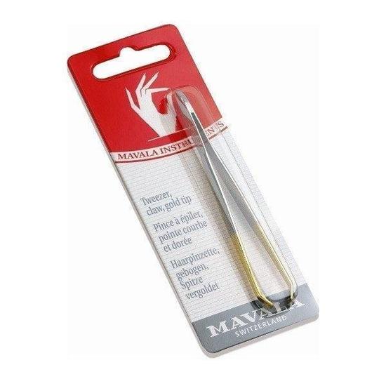 Mavala Claw Gold Tip Tweezers Nickel