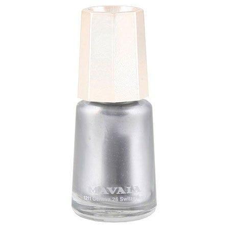 Mavala Mini Nail Polish 38 Silver 5ml - Silver