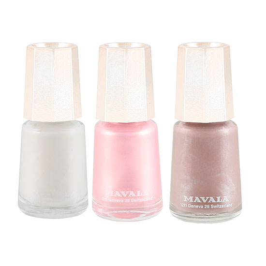 Mavala Nail Colour Trio - Barely There: Via Veneto, Rose & Geneve