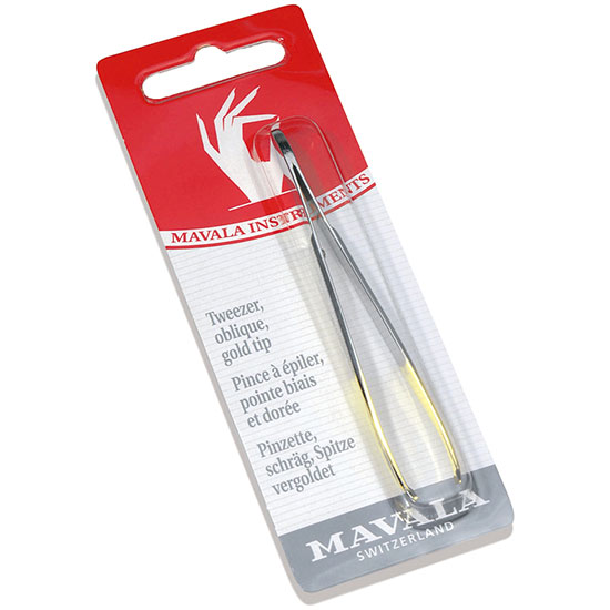 Mavala Oblique Tweezers Gold Tip