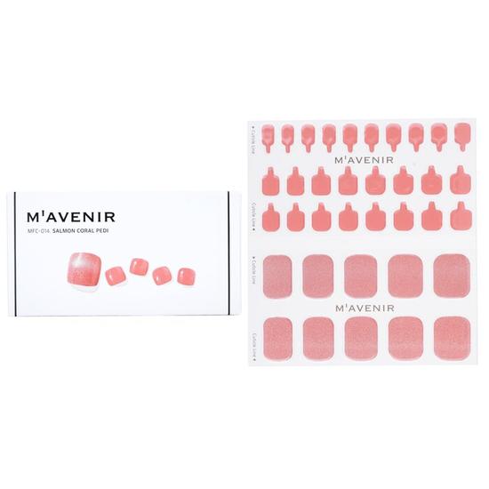 Mavenir Nail Sticker Salmon Coral Pedi