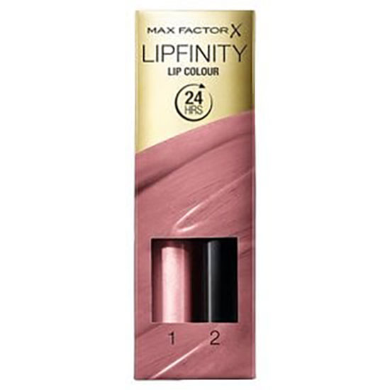 Max Factor Lipfinity Lip Colour Lipstick 2 Step Long Lasting 01-Pearly Nude