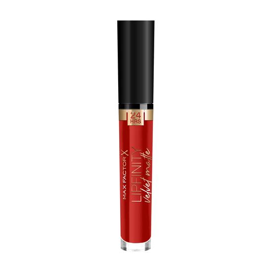 Max Factor Lipfinity Velvet Matte 24hr Lipstick 025 Red Luxury