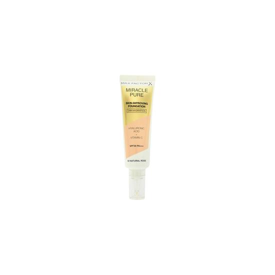 Max Factor Miracle Pure Skin-Improving Foundation SPF 30 50 Natural Rose 30ml
