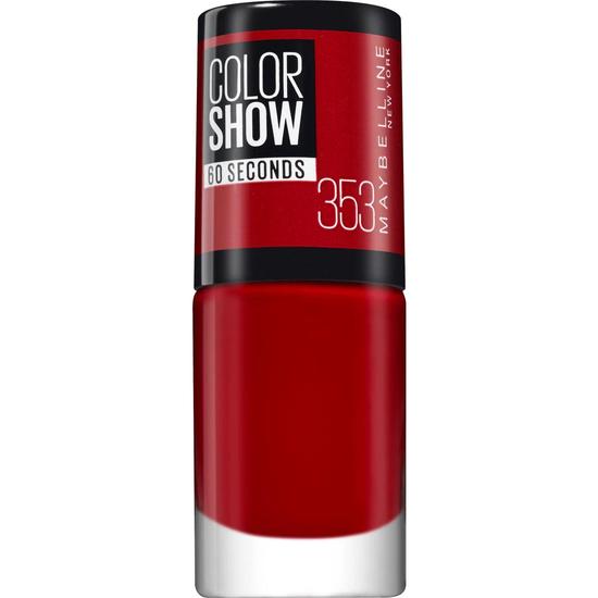 Maybelline Colour Show 60 Seconds Nail Polish 353 Red