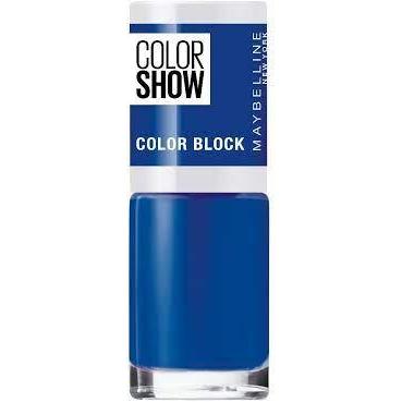 Maybelline Colour Show Colour Shock Nail Polish 487 Blue Blocks