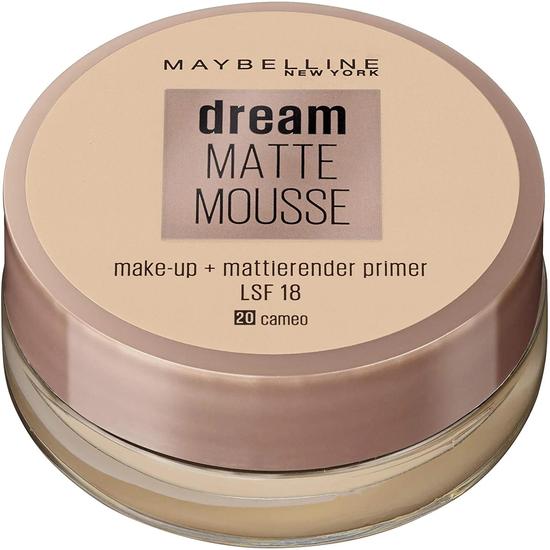 Maybelline Dream Matte Mousse Makeup Foundation + Primer 20 Cameo