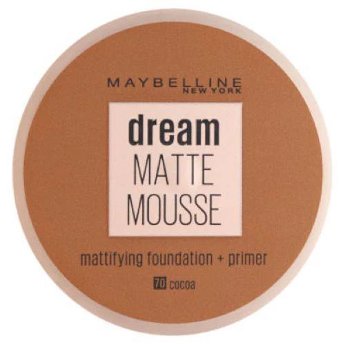 Maybelline Dream Matte Mousse Makeup Foundation + Primer 70 Cocoa