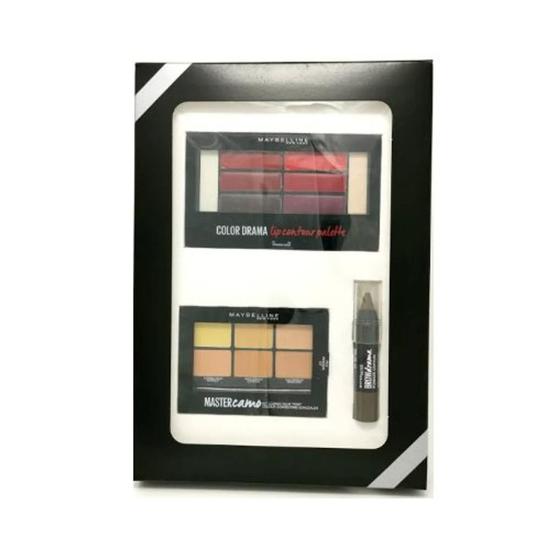 Maybelline Gift Set Colour Correcting Concealer + Lip Contour Palette + Brow Crayon