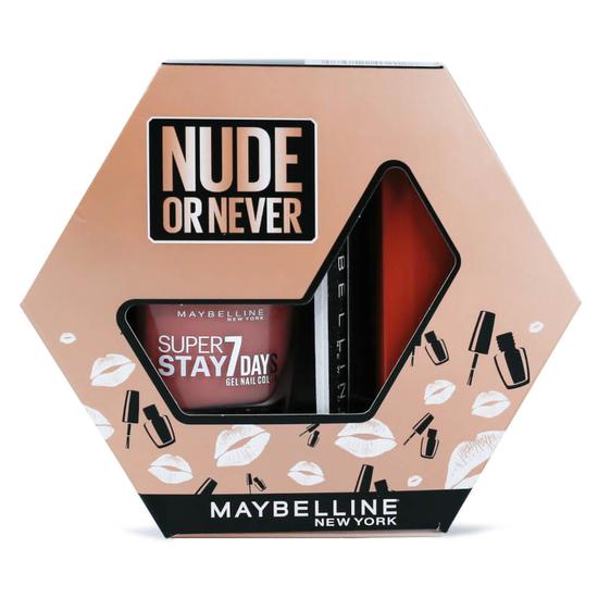 Maybelline Makeup Nude Or Never Christmas Gift Set For Her