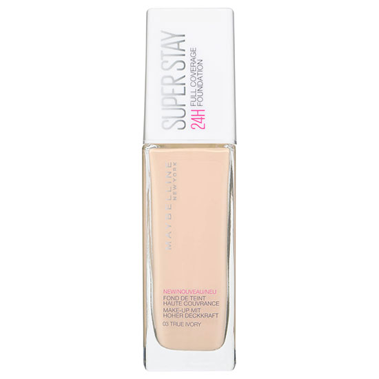 Maybelline Superstay 24h Liquid Foundation 03-True Ivory