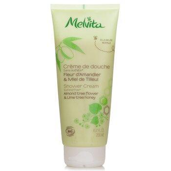 Melvita Almond Tree Flower & Lime Tree Honey Shower Cream 200ml