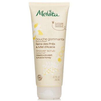 Melvita Meadowsweet & Acacia Honey Shower Scrub 200ml