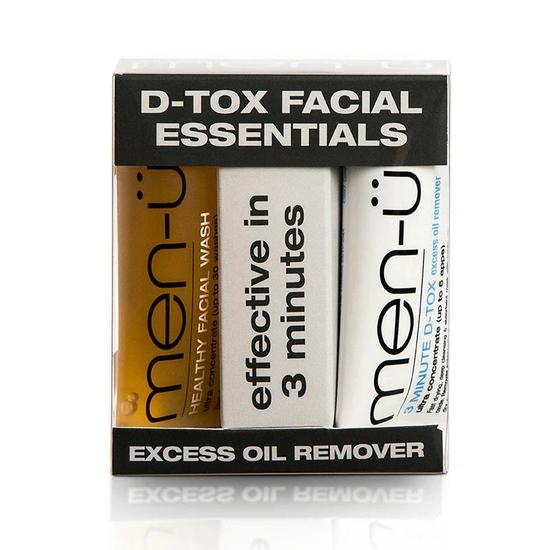 men-ü 3 Minute D-TOX Facial Essentials Kit