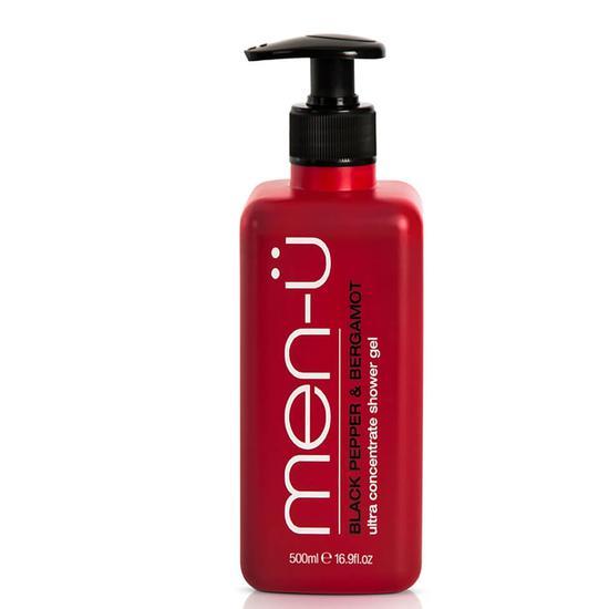 men-ü Black Pepper & Bergamot Shower Gel With Pump 500ml