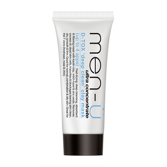 men-ü D-TOX 'DEEP CLEAN' CLAY MASK buddy tube 15ml