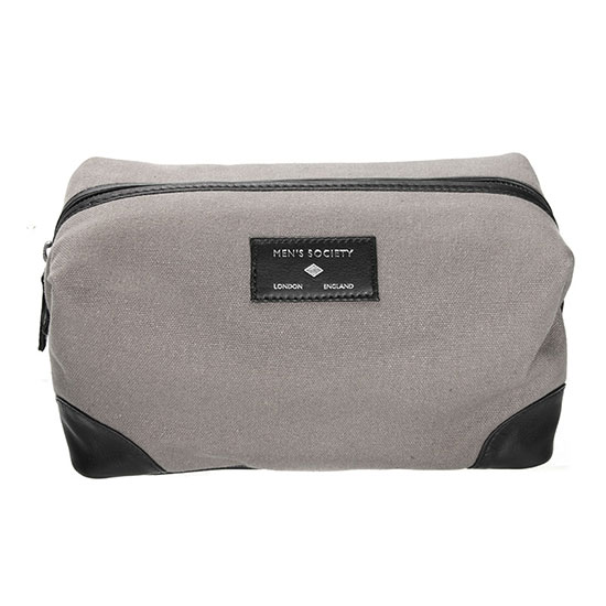 Men's Society Leather Washbag