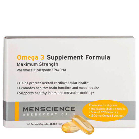 MenScience Omega 3 Supplements 60 Capsules