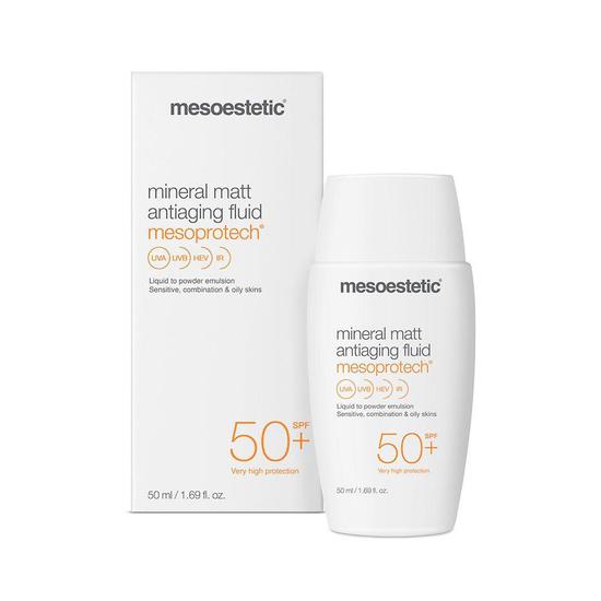 Mesoestetic Mesoprotech Mineral Matte Antiaging Fluid SPF 50+ 50ml