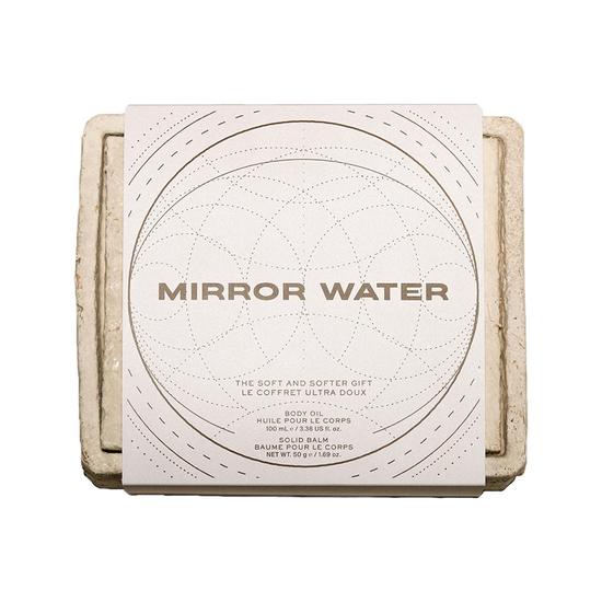 Mirror Water The Soft & Softer Gift 100ml Smooth Body Oil + 50ml Rub Solid Balm