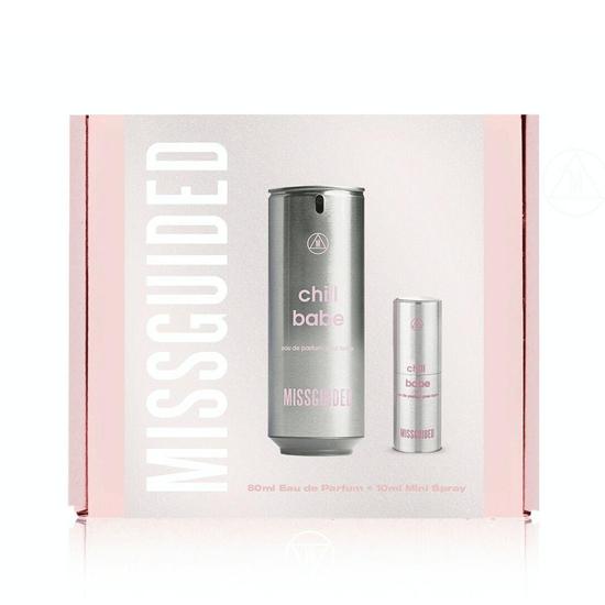 Missguided Chill Babe Eau De Parfum Women's Perfume Spray Gift Set With 10ml Eau De Parfum