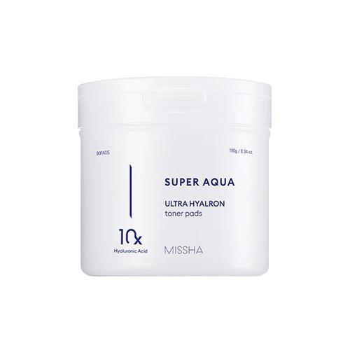 MISSHA Super Aqua Ultra Hyalron Toner Pads 90pcs