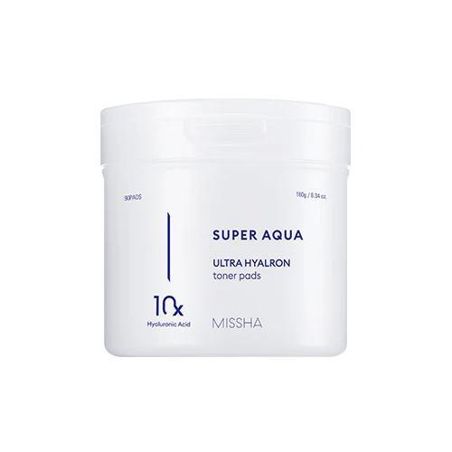 MISSHA Super Aqua Ultra Hyalron Toner Pads 90pcs