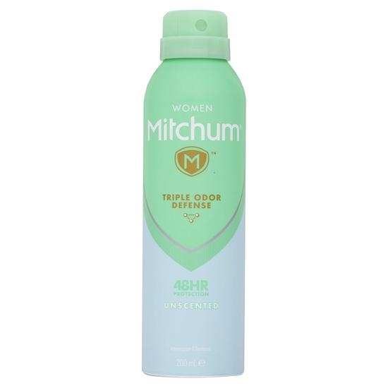 Mitchum Advanced Women 48hr Protection Unscented Anti-Perspirant & Deodorant 200ml