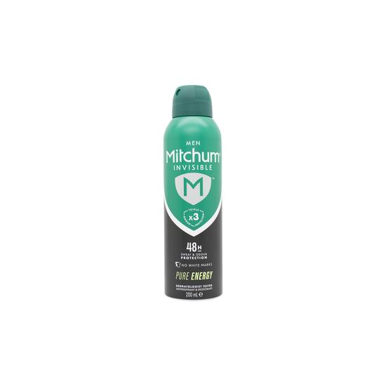 Mitchum Invisible 48hr Pure Energy Antiperspirant Deodorant Spray 200ml