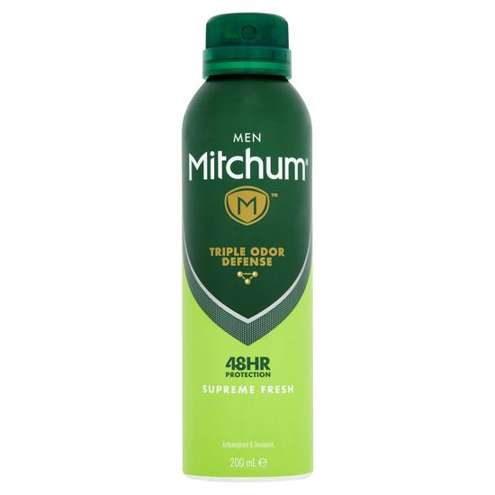 Mitchum Men Triple Odour Defence 48HR Protection Supreme Fresh Antiperspirant & Deodorant 200ml