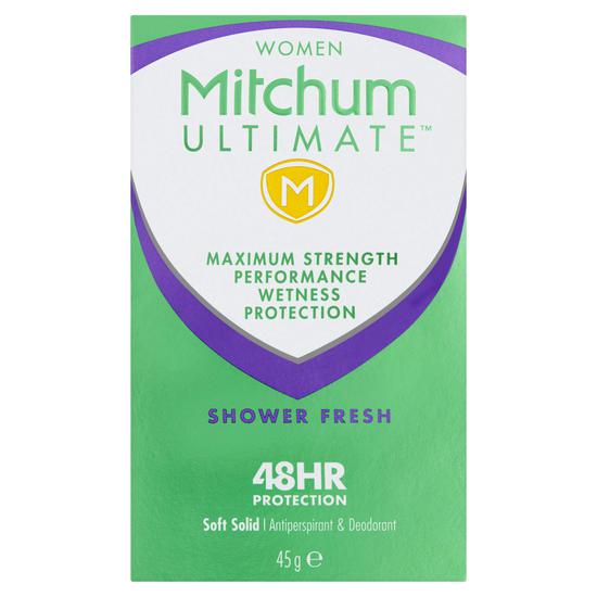 Mitchum Ultimate Women 48HR Protection Soft Solid Shower Fresh Antiperspirant & Deodorant