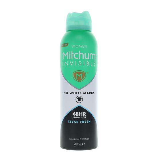 Mitchum Women Invisible 48HR Clear Fresh Antiperspirant & Deodorant Spray 200ml