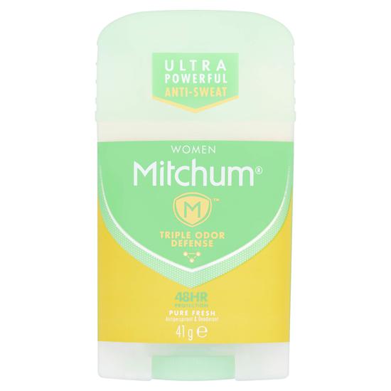 Mitchum Women Triple Odour Defence 48HR Protection Pure Fresh Antiperspirant & Deodorant 41g