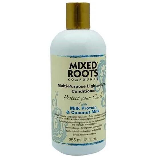 Mixed Roots Compounds Multi-Purpose Lightweight Conditioner With Milk Protein & Coconut Milk 355ml