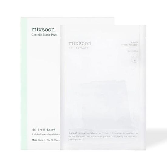 Mixsoon Centella Asiatica Sheet Mask Pack For Irritated & Sensitive Skin