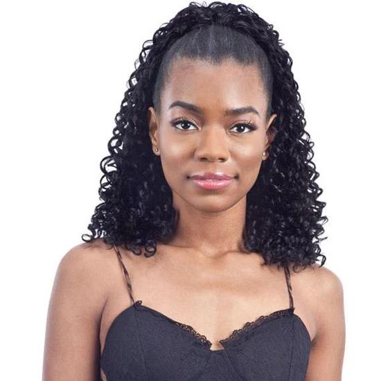 Model Model Drawstring Ponytail Synthetic Gogo Girl 4