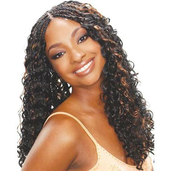 Model Model Glance Synthetic Circle Curl Braid 1B