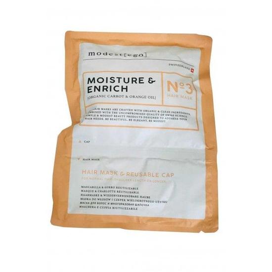 Modest Ego ModestEgo Hair Mask + Reusable Cap Moisture & Enrich Carrot+Orange 20ml