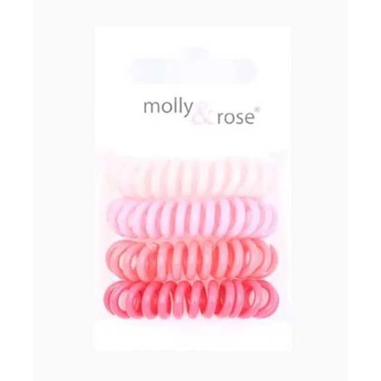 Molly And Rose Spiral Hair Bobble Grip Assorted