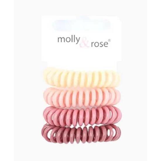 Molly And Rose Spiral Hair Bobble Grips Assorted