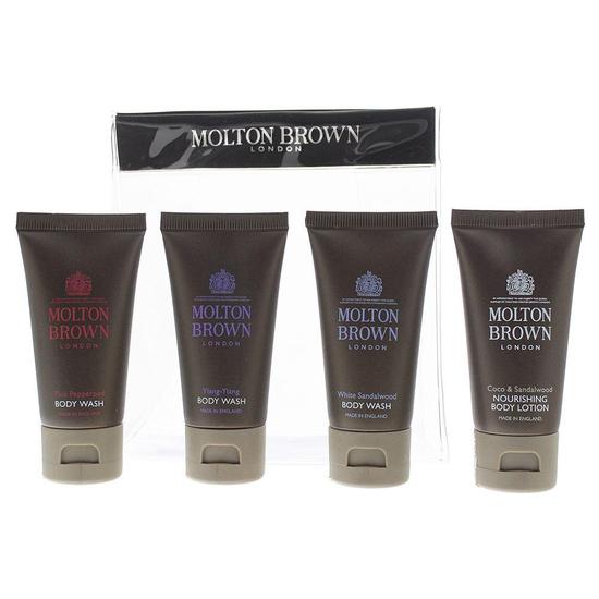 Molton Brown Body Lotion 30ml & 3 x Body Wash 30ml Gift Set 30ml