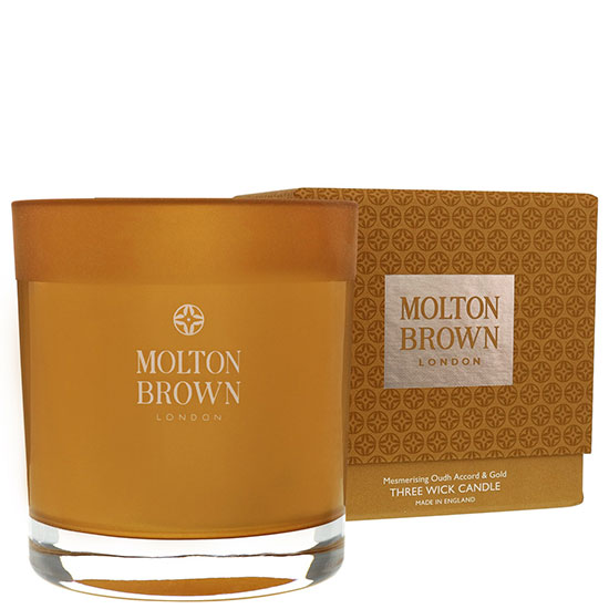 Molton Brown Mesmerising Oudh Accord & Gold Wick Candle Three