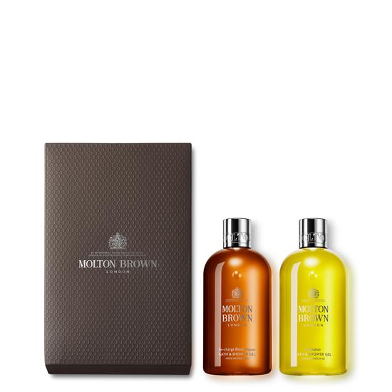 Molton Brown Re-Charge Black Pepper & Bushukan Shower Gel Gift Set